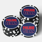 Poolse Texaan Poker Chips (Opstapeling)