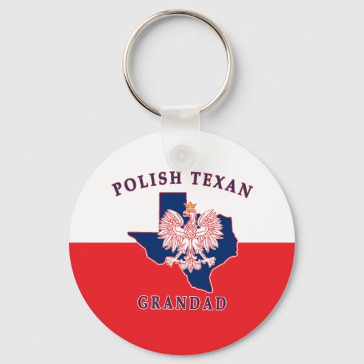 Poolse Texan Grandad Sleutelhanger (Voorkant)