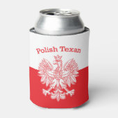 Poolse Texan White Eagle Blikjeskoeler (Blikje Voorkant)