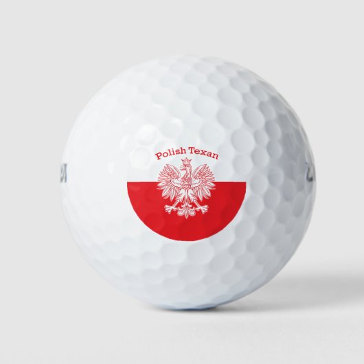 Poolse Texan White Eagle Golfballen (Voorkant)