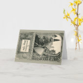 Poolse  traditionele kerstkaart kaart (Gele Bloem)