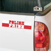 Poolse trots bumpersticker (Op Truck)