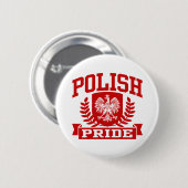 Poolse trots ronde button 5,7 cm (Voorkant /achterkant)