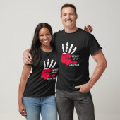 Poolse vingerafdruk t-shirt (Unisex)