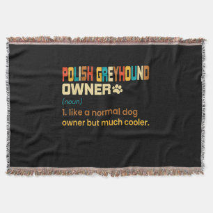 Poolse Vintage Retro Dog mam pap G Deken