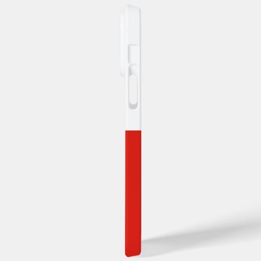 Poolse vlag Case-Mate iPhone case (Achterkant / Links)