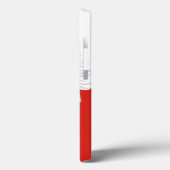 Poolse vlag Case-Mate iPhone case (Achterkant / Links)