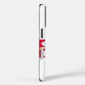 Poolse vlag Case-Mate iPhone case (Achterkant / Rechts)