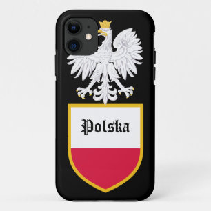 Poolse vlag iPhone 11 hoesje
