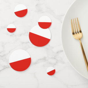 Poolse vlag confetti