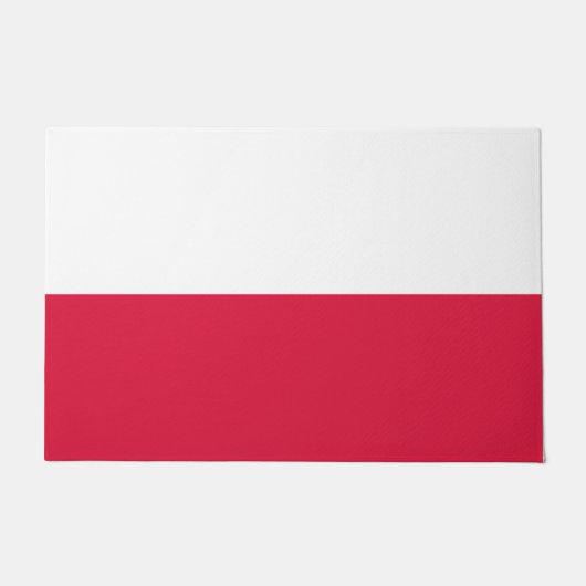 Poolse vlag deurmat (Voorkant)