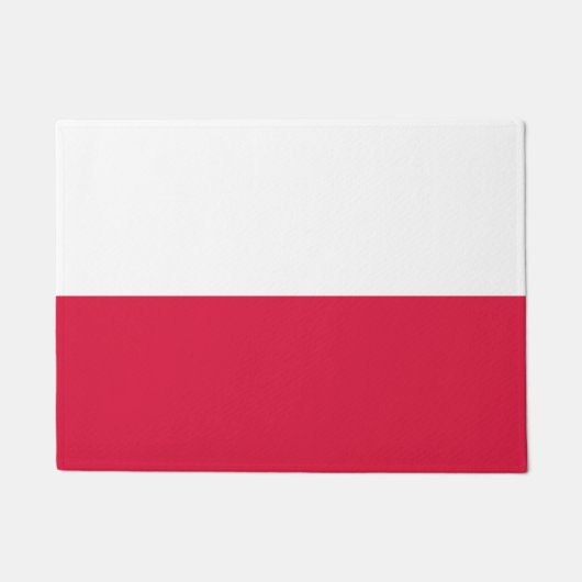 Poolse vlag deurmat (Voorkant)