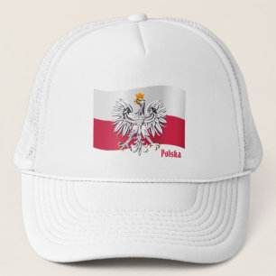 Poolse vlag & Eagle, Polen - Polska/sportfans Trucker Pet
