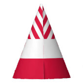 Poolse vlag feesthoedjes (Achterkant)