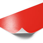 Poolse vlag foto afdruk (Hoek)