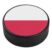 Poolse vlag hockey puck (3/4)