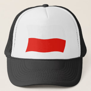 Poolse Vlag Hoed Trucker Pet
