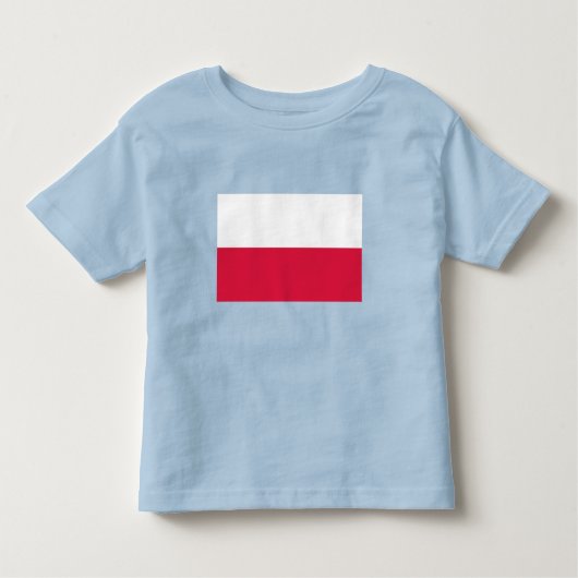 Poolse vlag kinder shirts (Voorkant)