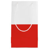Poolse vlag klein cadeauzakje (Voorkant)