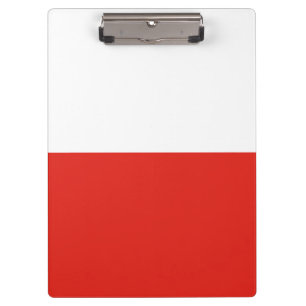Poolse vlag klembord