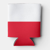 Poolse vlag-Koelbox Blikjeskoeler (Voorkant)