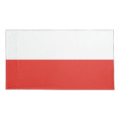 Poolse vlag kussensloop (Achterkant)