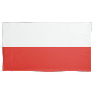 Poolse vlag kussensloop