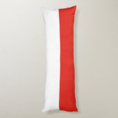 Poolse vlag lichaamskussen (Achterkant (Verticaal))