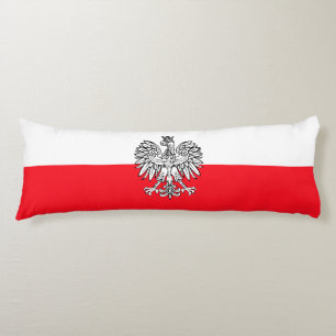 Poolse vlag lichaamskussen