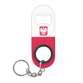 Poolse vlag mini flessenopener (Voorkant)