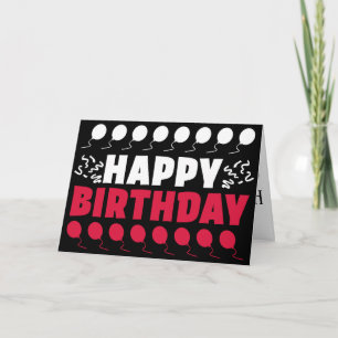 Poolse vlag Patriottic Birthday Kaart
