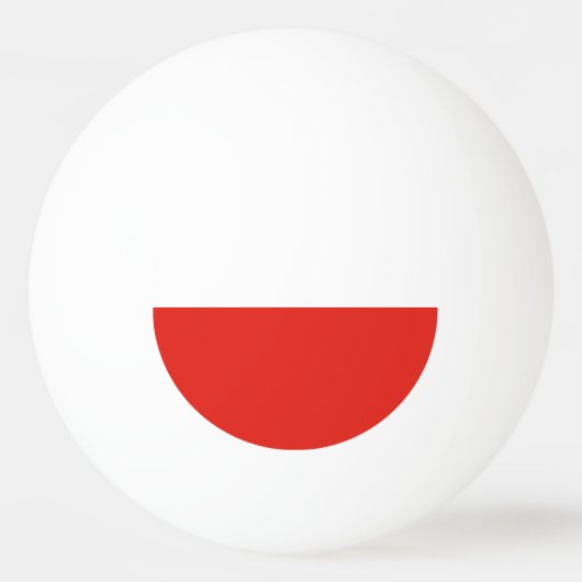 Poolse vlag pingpongballen (Voorkant)