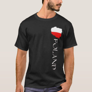 Poolse Vlag Poolse Landkaart T-shirt