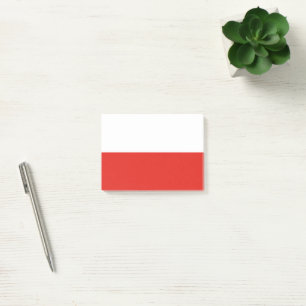 Poolse vlag post-it® notes