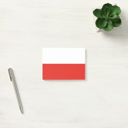 Poolse vlag post-it® notes (Kantoor)