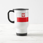 Poolse vlag reisbeker (Links)