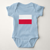 Poolse vlag romper (Voorkant)