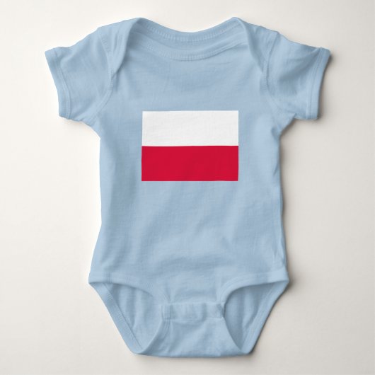 Poolse vlag romper (Voorkant)