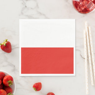 Poolse vlag servet