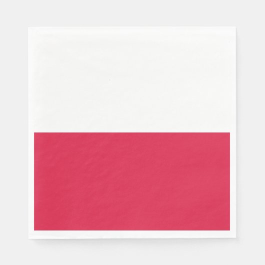 Poolse vlag servet (Voorkant)