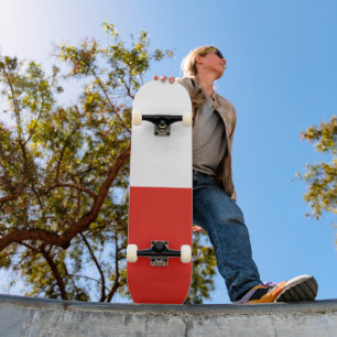 Poolse vlag skateboard