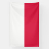 Poolse vlag spandoek (Verticaal)