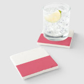 Poolse vlag stenen onderzetter (Zijkant)