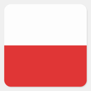 Poolse vlag Sticker