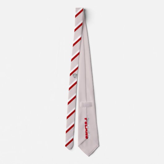 Poolse vlag stropdas (Achterkant)