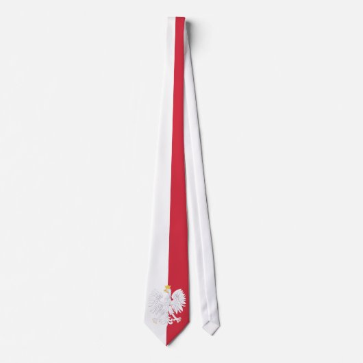 Poolse vlag stropdas (Voorkant)