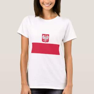 Poolse vlag t-shirt