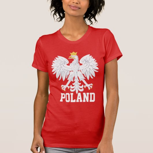 Poolse vlag t-shirt (Voorkant)