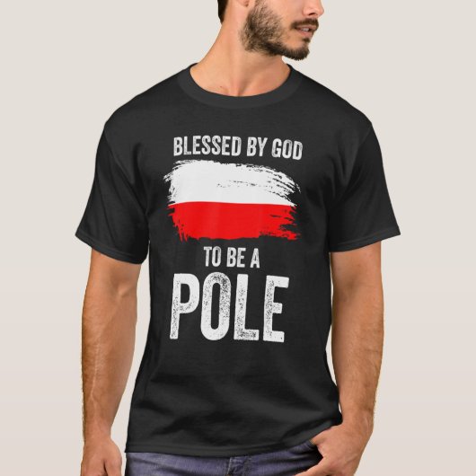 Poolse vlag t-shirt (Voorkant)