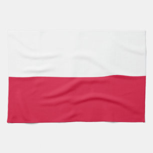 Poolse vlag theedoek